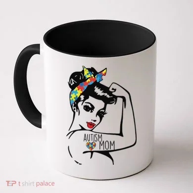 Autism Strong Mom Coffee Mug