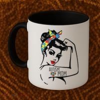 Autism Strong Mom Coffee Mug thumb 2