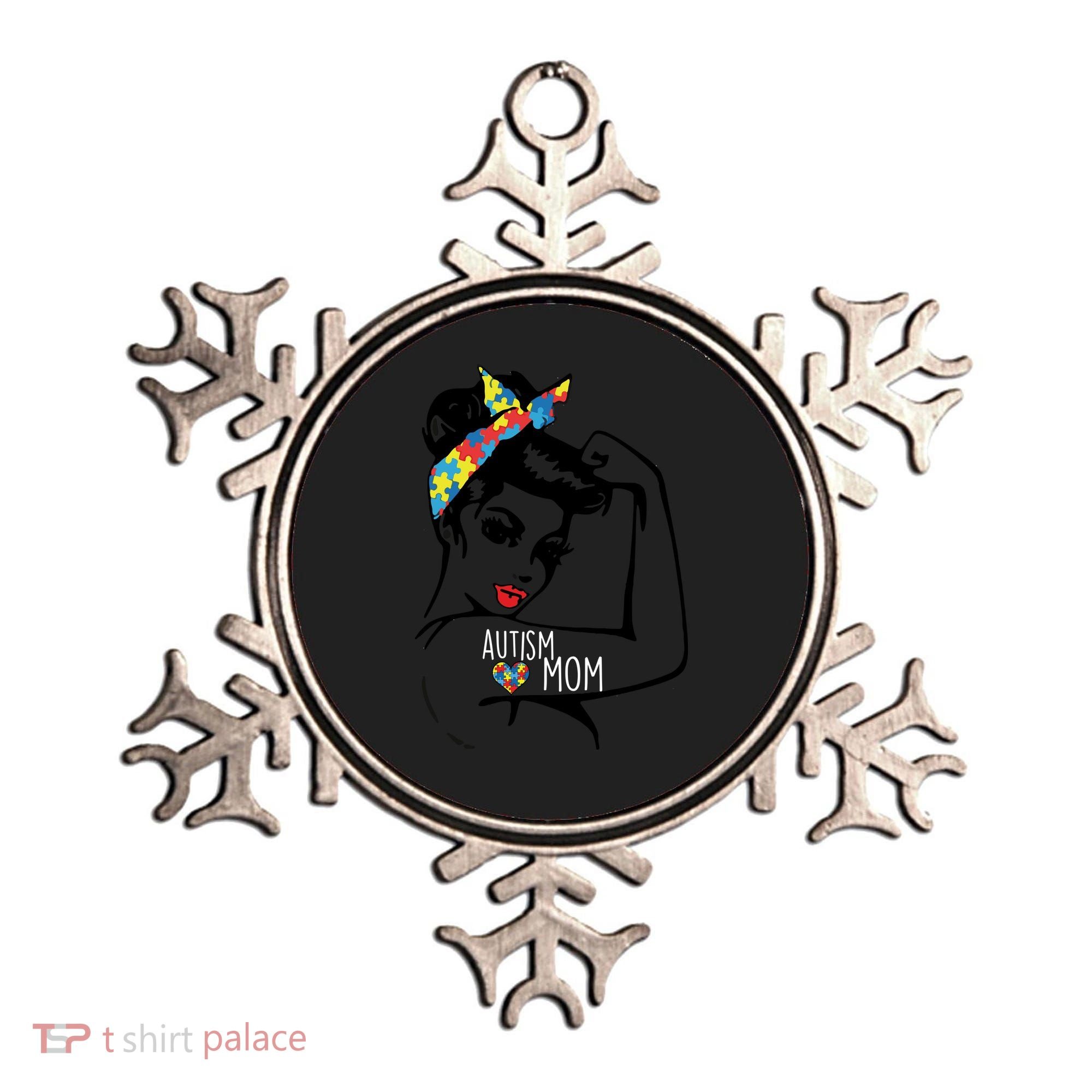 Autism Strong Mom Ornament