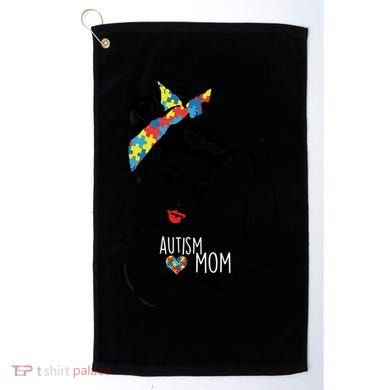 Autism Strong Mom Golf Towel