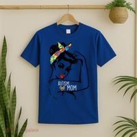 Autism Strong Mom T-Shirt thumb 2