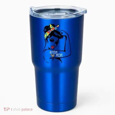 Autism Strong Mom Tumbler
