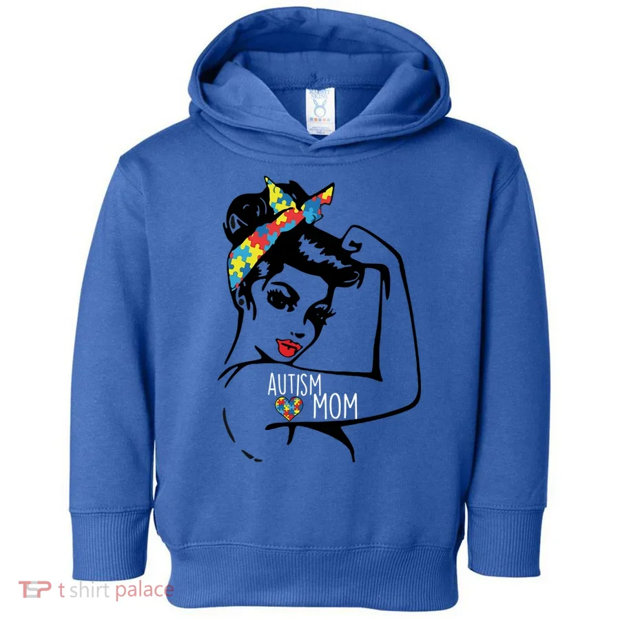 Autism Strong Mom Toddler Hoodie