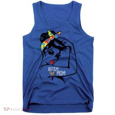 Autism Strong Mom Tank Top