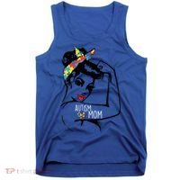 Autism Strong Mom Tank Top thumb 0