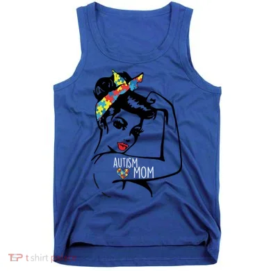 Autism Strong Mom Tank Top