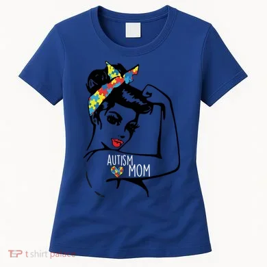 Autism Strong Mom Women's T-Shirt