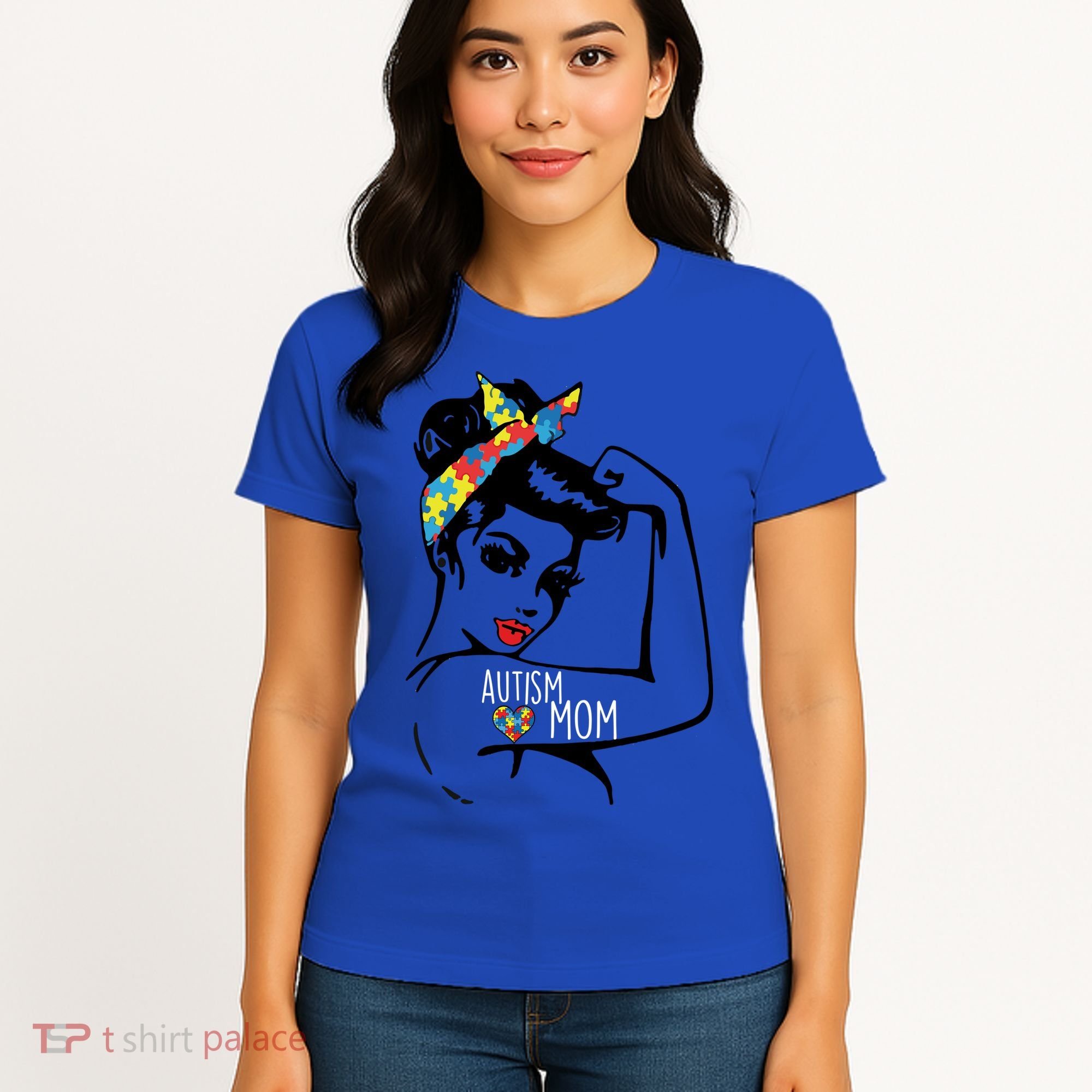 Autism Strong Mom Women's T-Shirt