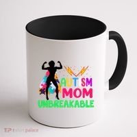 Autism Super Mom Unbreakable Coffee Mug thumb 1