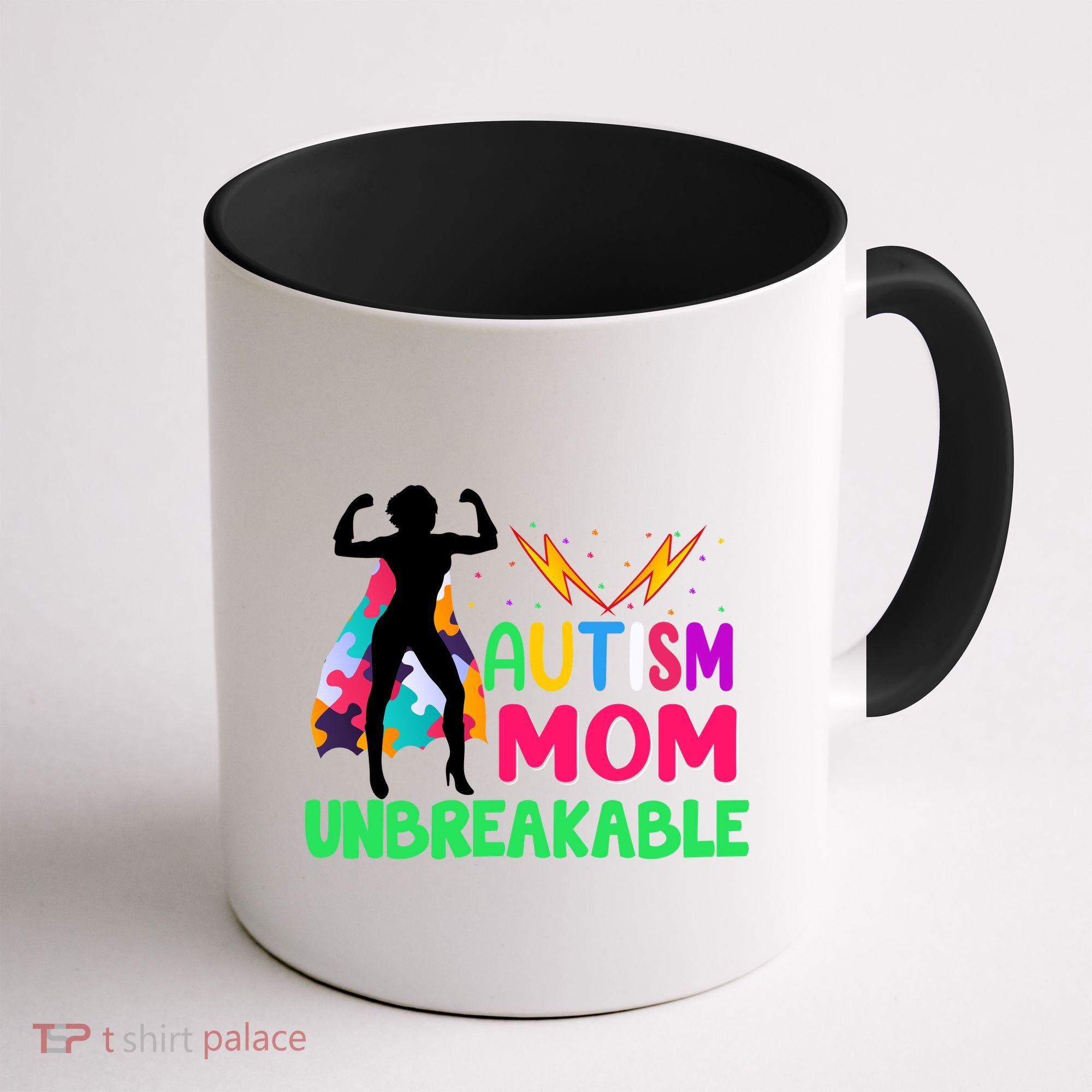 Autism Super Mom Unbreakable Coffee Mug
