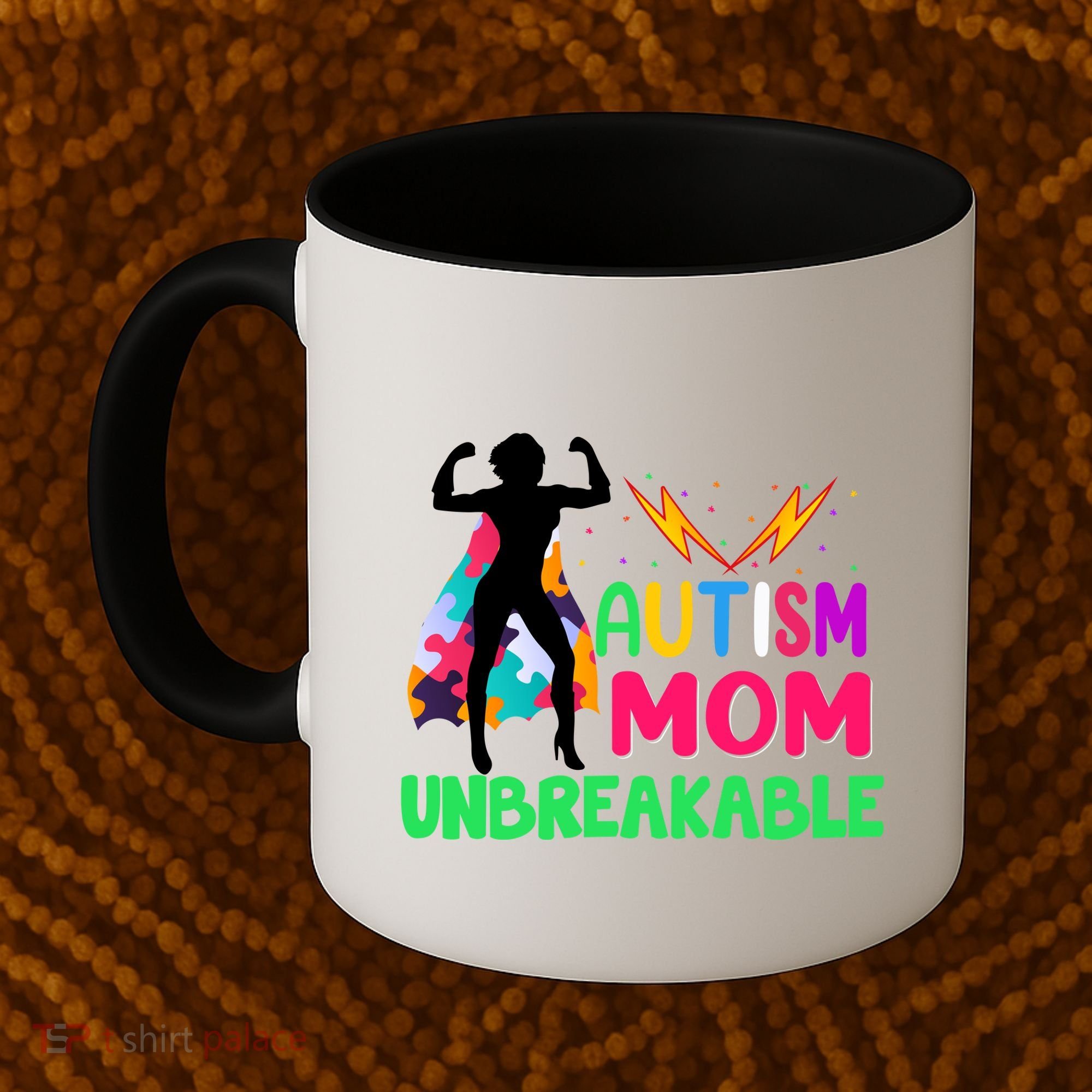 Autism Super Mom Unbreakable Coffee Mug