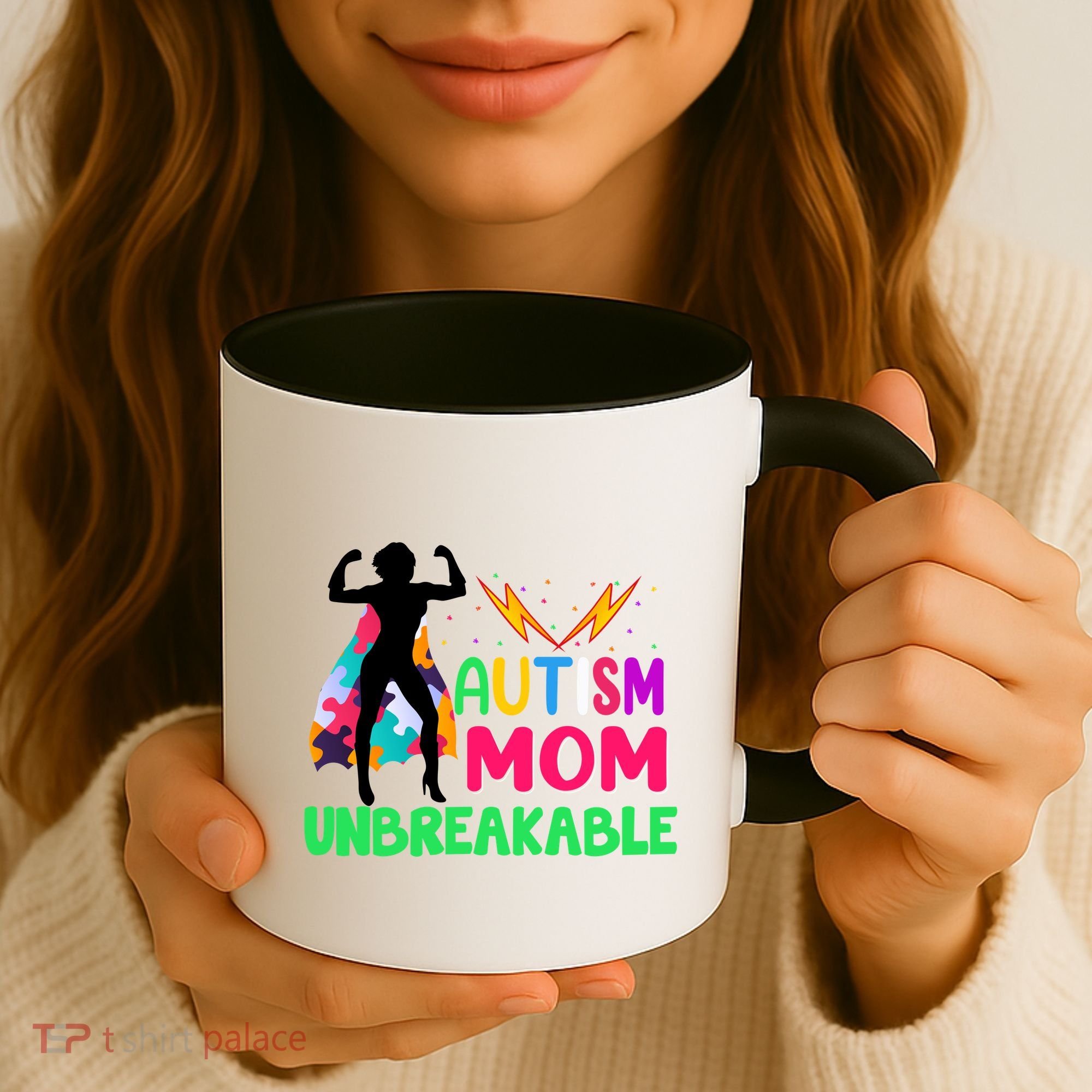 Autism Super Mom Unbreakable Coffee Mug