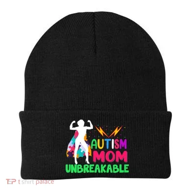 Autism Super Mom Unbreakable Beanie