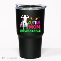 Autism Super Mom Unbreakable Tumbler thumb 0