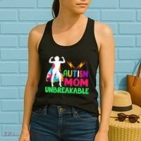 Autism Super Mom Unbreakable Women's Tank Top thumb 2