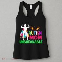 Autism Super Mom Unbreakable Women's Tank Top thumb 3