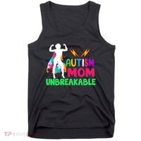 Autism Super Mom Unbreakable Tank Top thumb 0