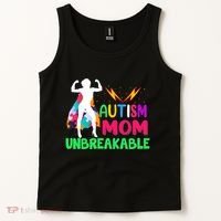 Autism Super Mom Unbreakable Tank Top thumb 2