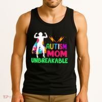 Autism Super Mom Unbreakable Tank Top thumb 3