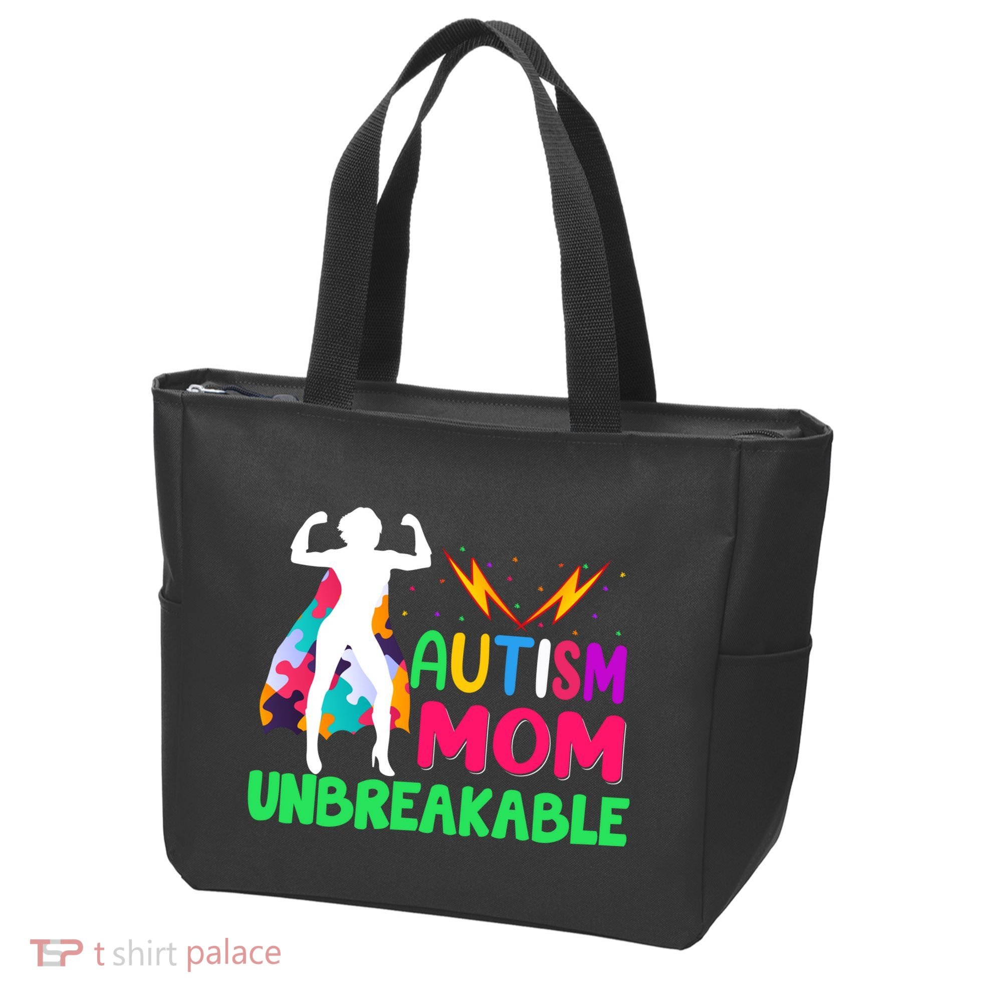 Autism Super Mom Unbreakable Tote Bag