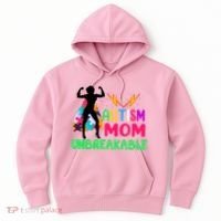 Autism Super Mom Unbreakable Hoodie thumb 0