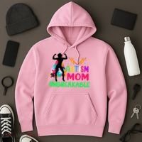 Autism Super Mom Unbreakable Hoodie thumb 3