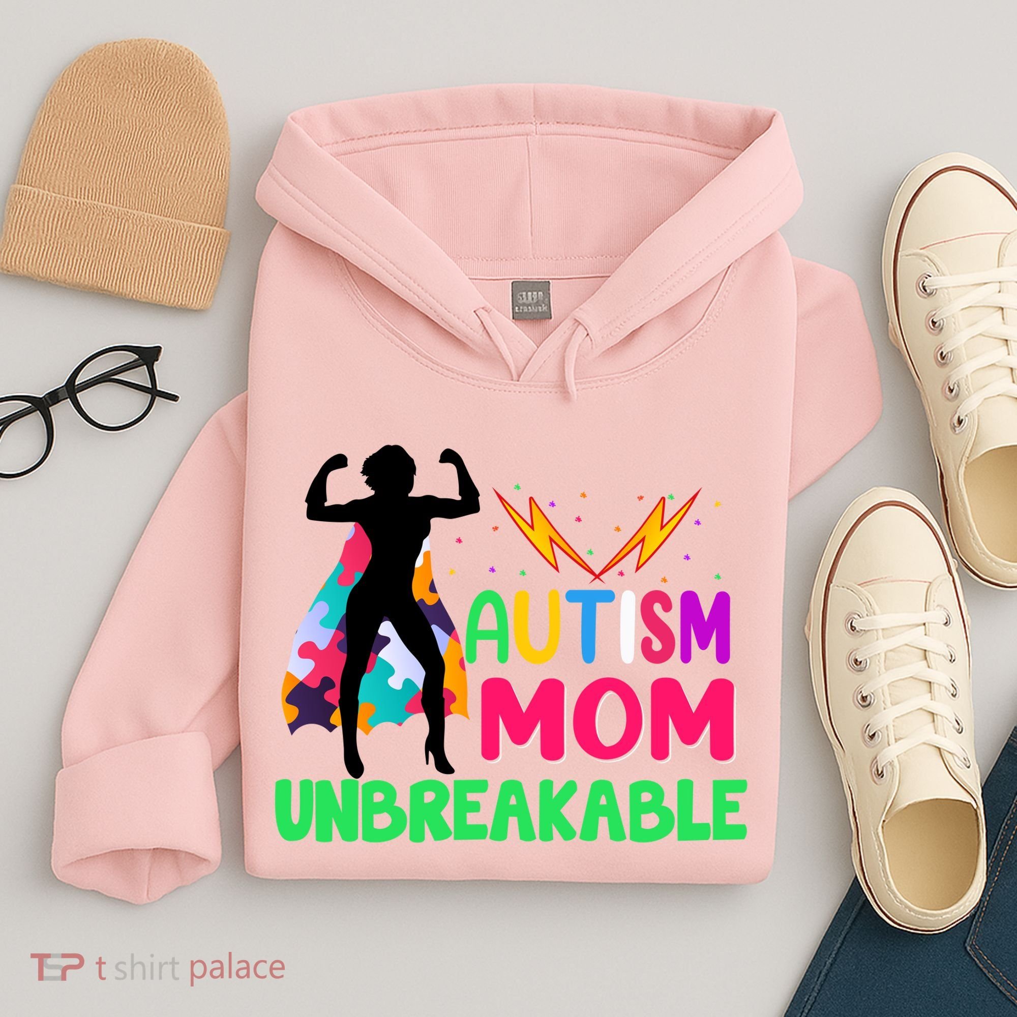 Autism Super Mom Unbreakable Hoodie