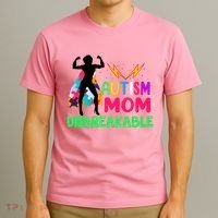 Autism Super Mom Unbreakable T-Shirt thumb 3