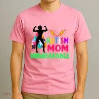 Autism Super Mom Unbreakable T-Shirt thumb 3