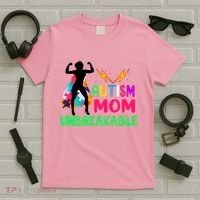 Autism Super Mom Unbreakable T-Shirt thumb 5