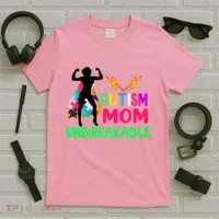Autism Super Mom Unbreakable T-Shirt thumb 5