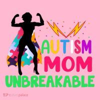 Autism Super Mom Unbreakable Button thumb 1