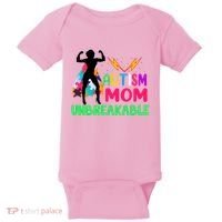 Autism Super Mom Unbreakable Baby Bodysuit thumb 0