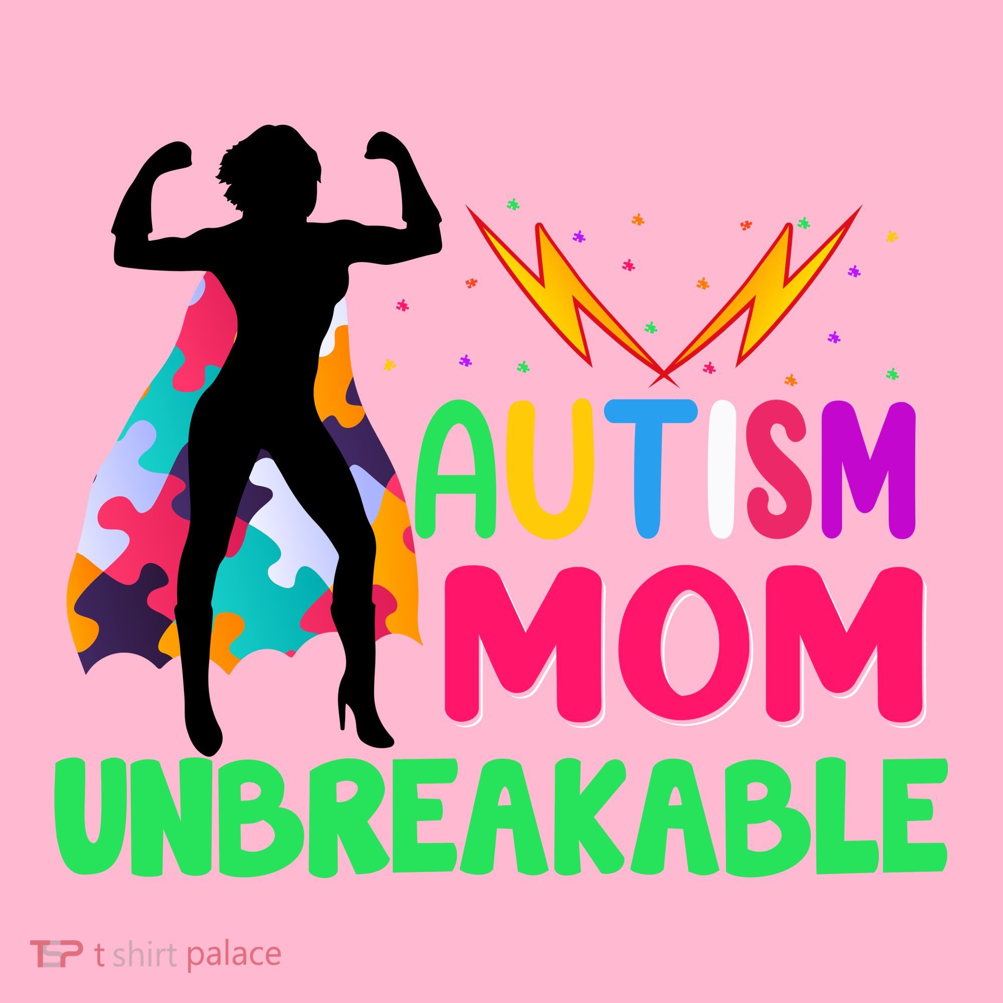 Autism Super Mom Unbreakable Baby Bodysuit