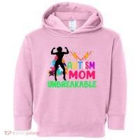 Autism Super Mom Unbreakable Toddler Hoodie thumb 0