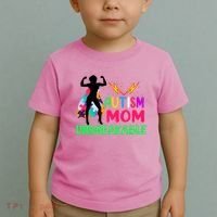 Autism Super Mom Unbreakable Toddler T-Shirt thumb 2