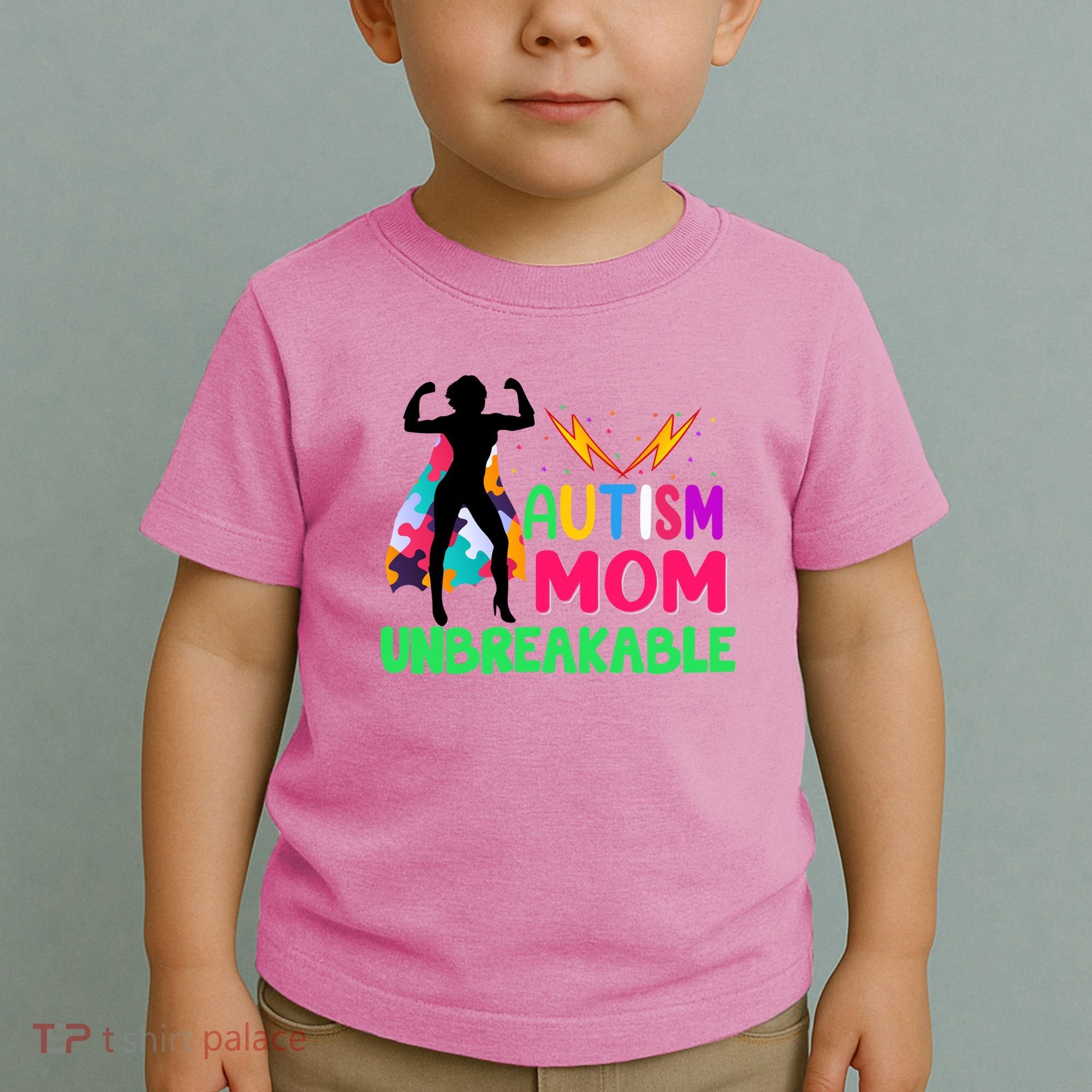 Autism Super Mom Unbreakable Toddler T-Shirt