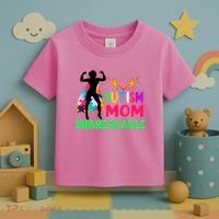 Autism Super Mom Unbreakable Toddler T-Shirt thumb 3