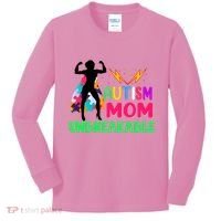Autism Super Mom Unbreakable Kids Long Sleeve Shirt thumb 0
