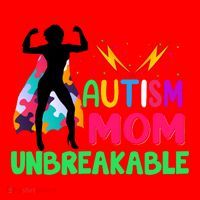 Autism Super Mom Unbreakable Santa Hat thumb 1