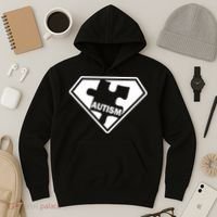 Autism Super Power Logo Hoodie thumb 3