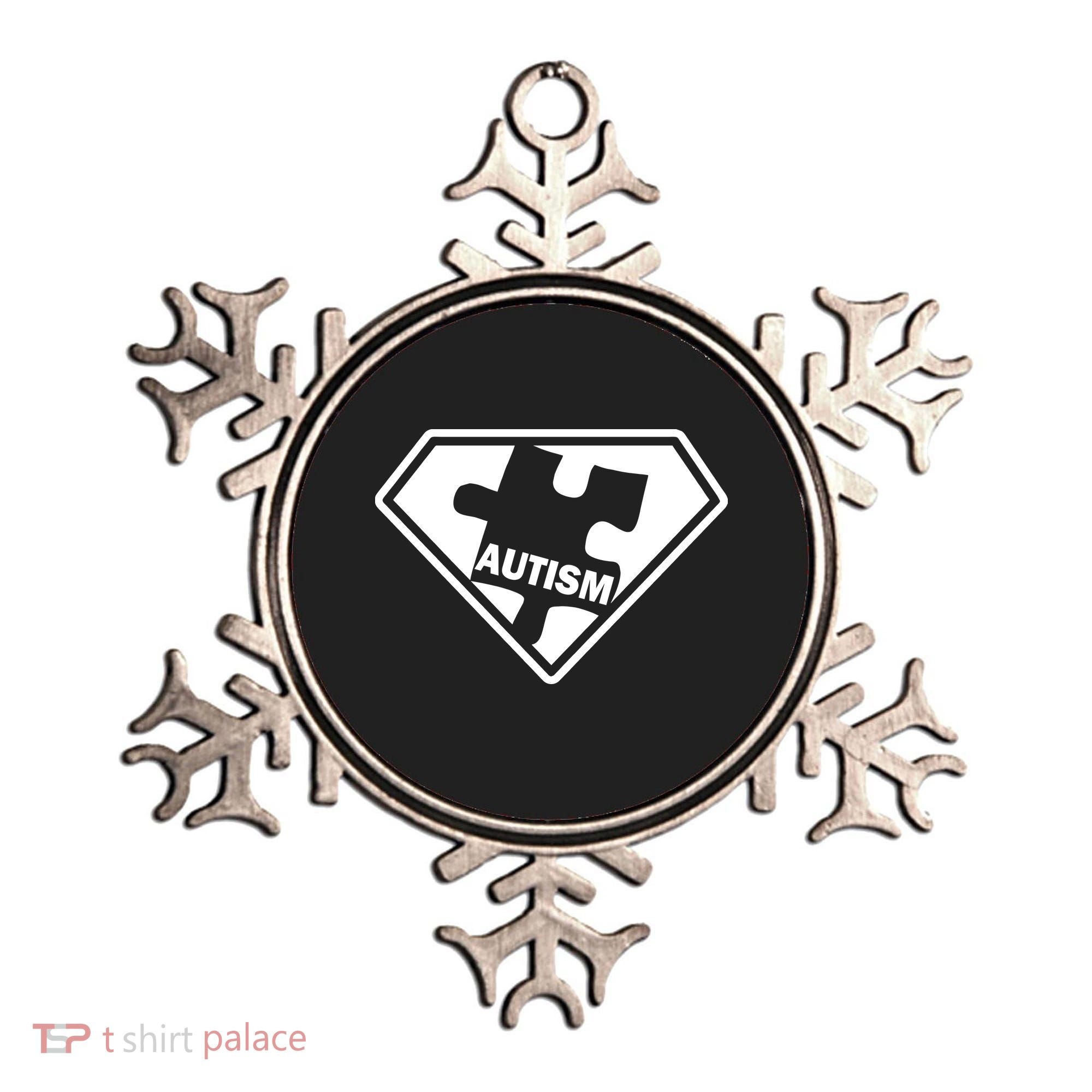 Autism Super Power Logo Ornament