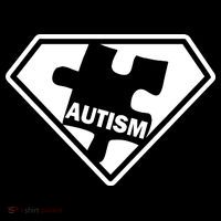 Autism Super Power Logo Ornament thumb 1