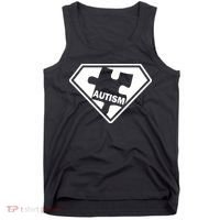 Autism Super Power Logo Tank Top thumb 0