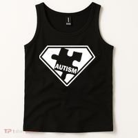 Autism Super Power Logo Tank Top thumb 2