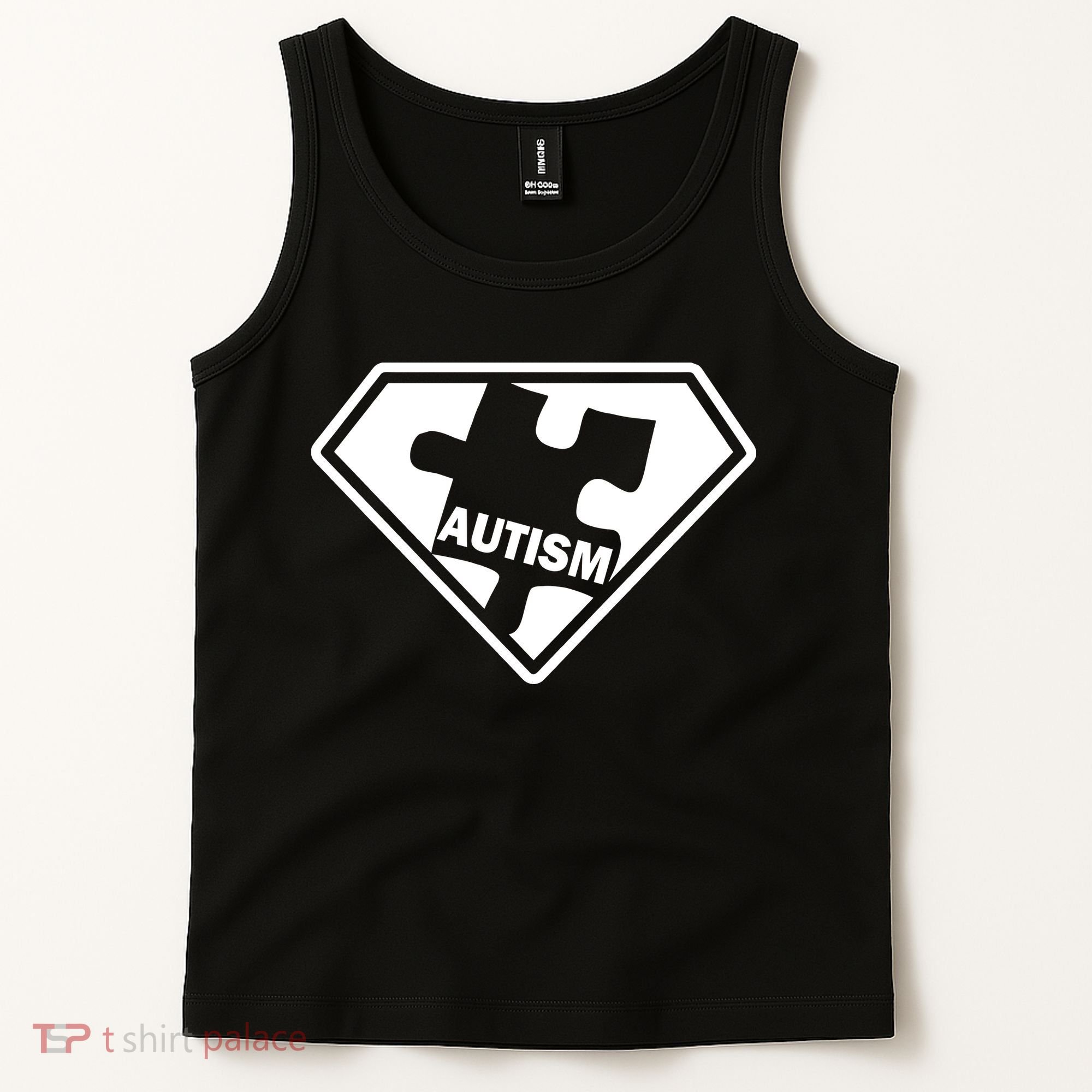 Autism Super Power Logo Tank Top