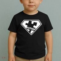 Autism Super Power Logo Toddler T-Shirt thumb 2