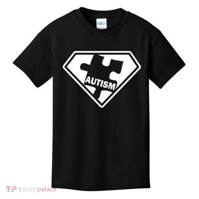 Autism Super Power Logo Kids T-Shirt