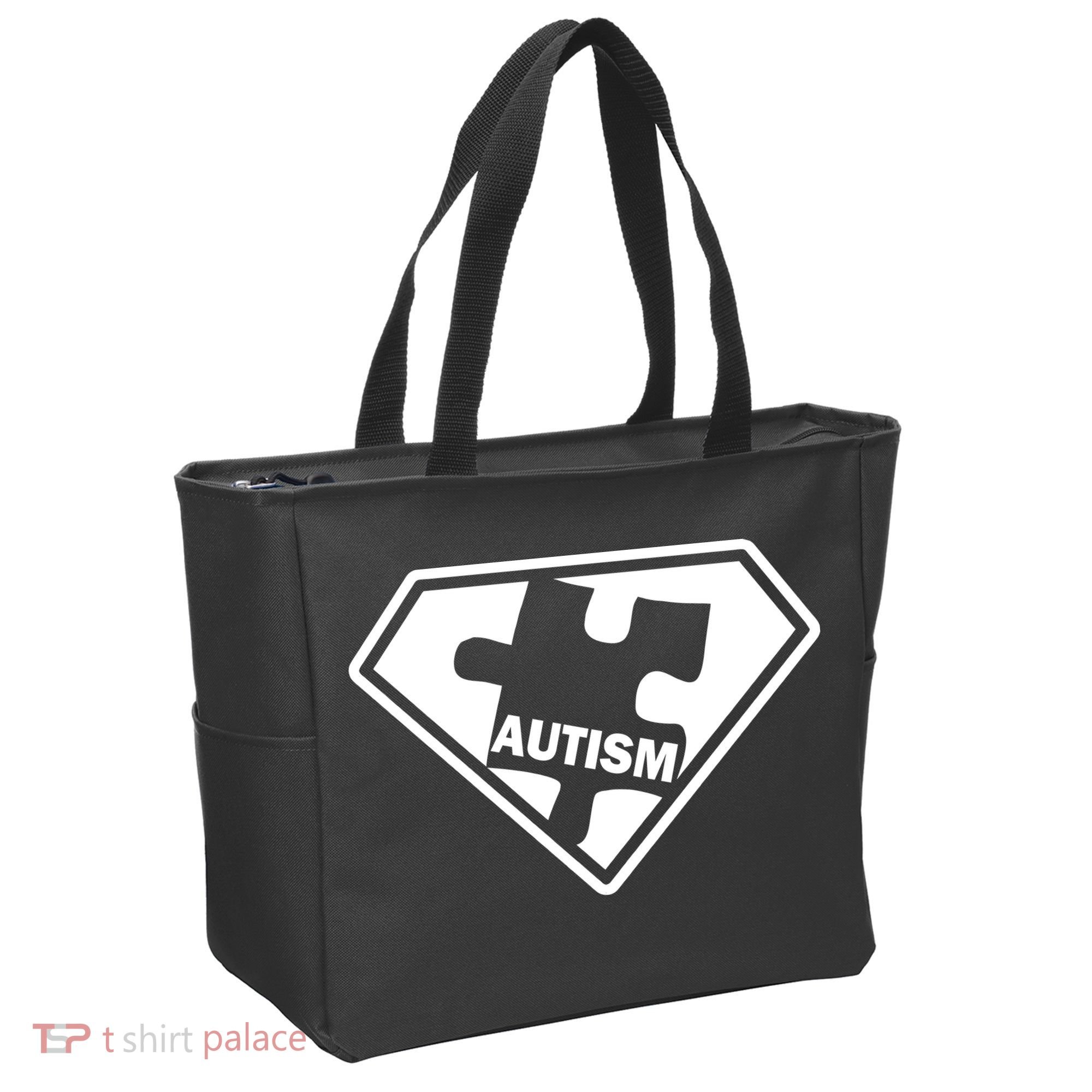 Autism Super Power Logo Tote Bag