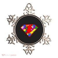 Autism Superhero Puzzle Crest Ornament thumb 0